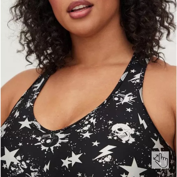 Torrid Wireless Racerback Tankini Top - Picture 4 of 7